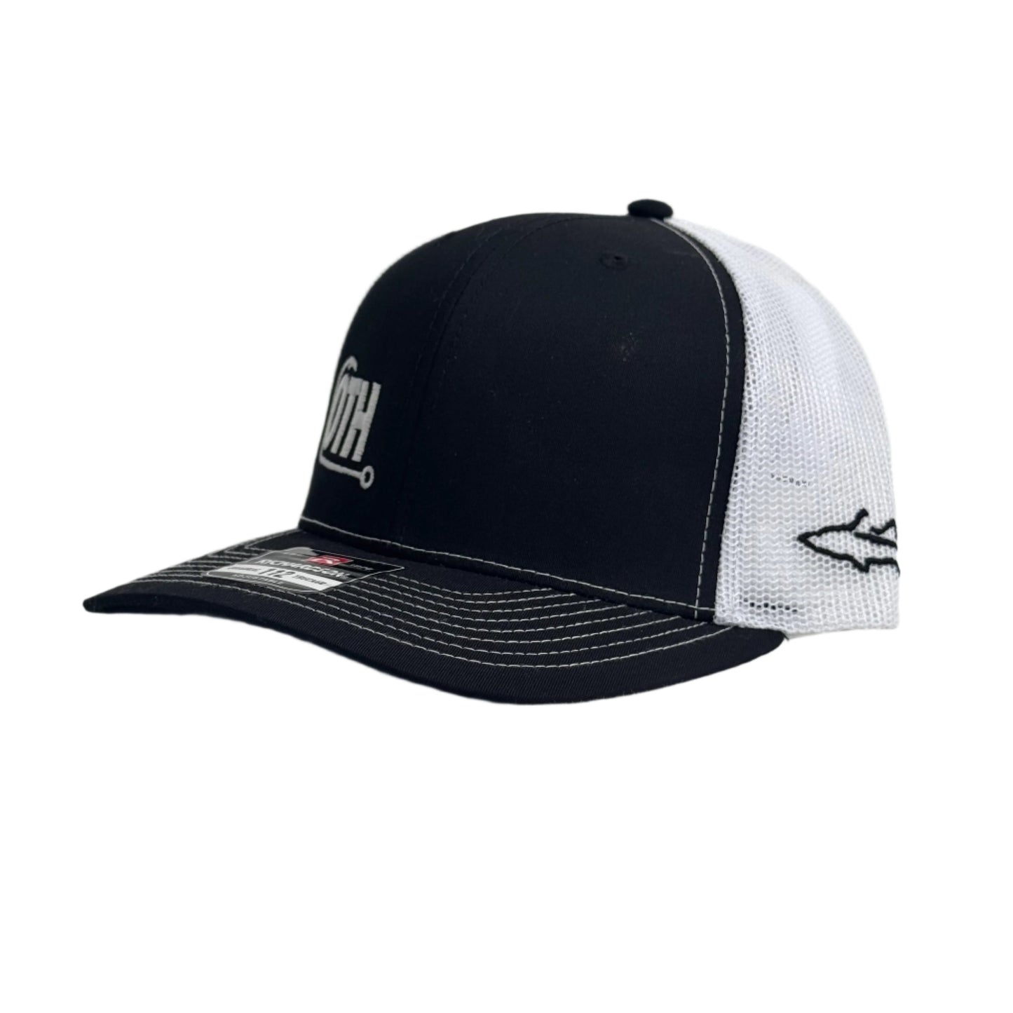 112 Trucker Hat | Black/White