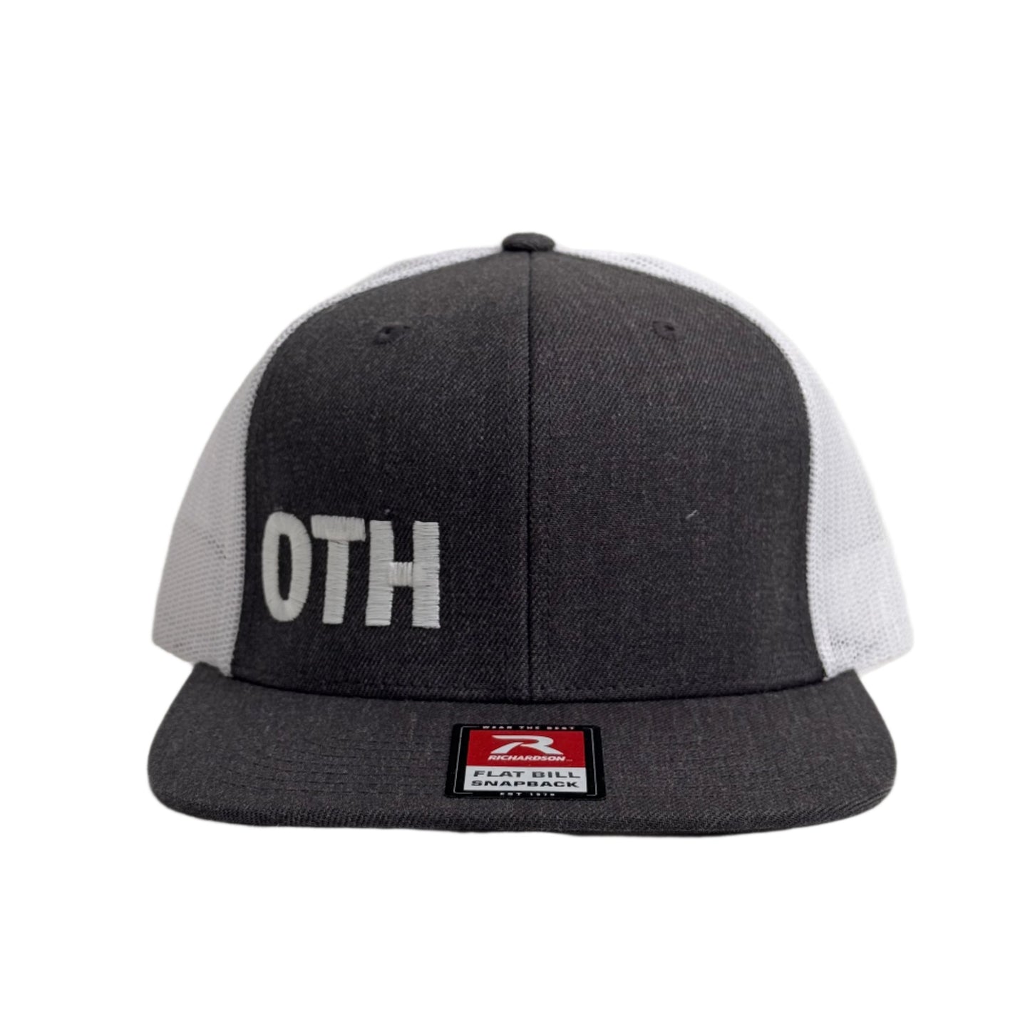 Flat Bill | Charcoal Grey/White