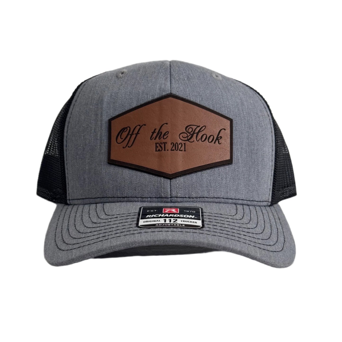 112 Trucker Hat | Patch | Heather Grey/Black