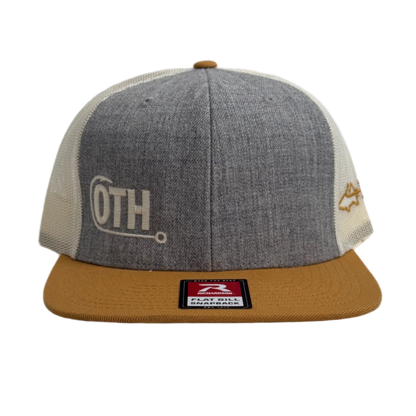 Flat Bill | Heather grey/Birch/Amber Gold