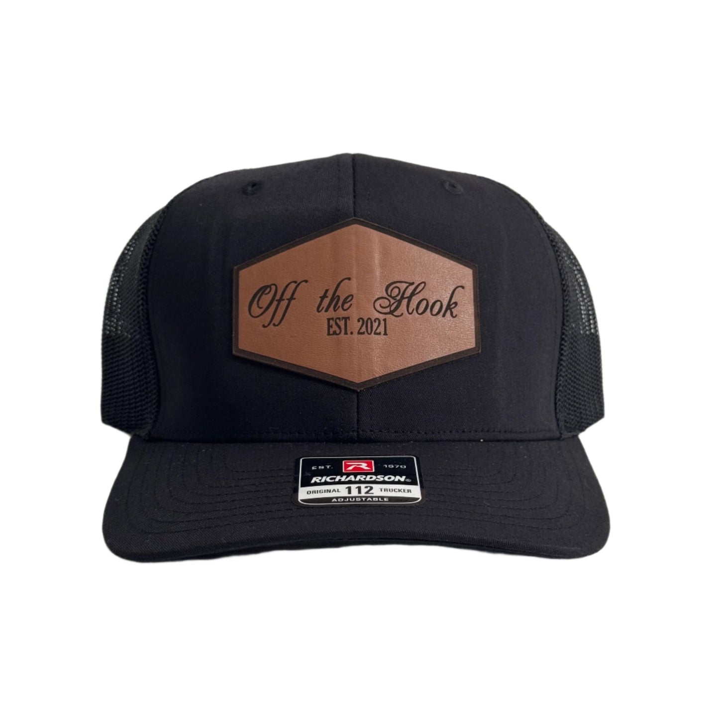 112 Trucker Hat | Patch | Black/Black