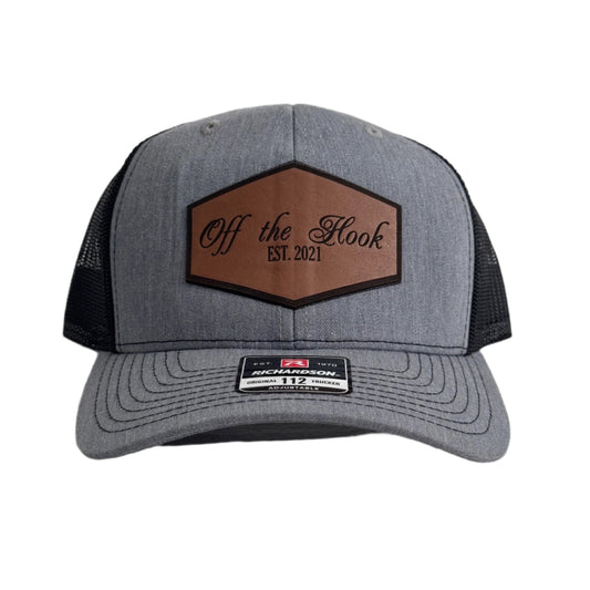 112 Trucker Hat | Patch | Heather Grey/Black